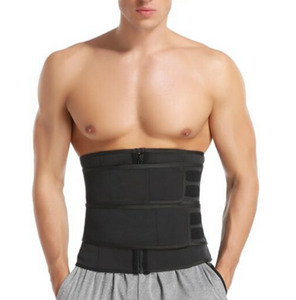 Men's Premium Waist Trainer. Double Compression Sweat Belt From Actishape