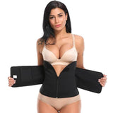 Women's Waist Trainer Belt With Velcro & Zipper From Actishape