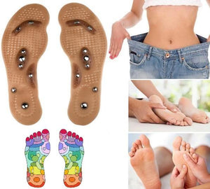 Acupressure Foot Insole - Magnetic Therapy - Stimulates Weight Loss