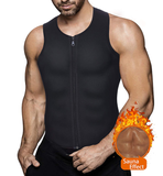 Men's Waist Training Sauna Vest With Zipper. Maximum Fat Loss From Actishape