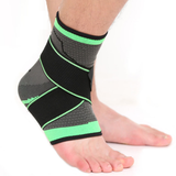 Ankle Brace - Compression Support Sleeve - Adjustable Stabiliser Straps