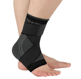 Ankle Brace - Compression Support Sleeve - Adjustable Stabiliser Straps