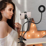 Professional Selfie Ring Light with Cell Phone Holder Stand for Live Stream