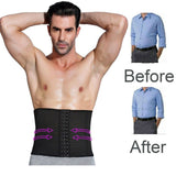 Men's Adjustable Premium Body Shaper. 3 Hook Design From Actishape