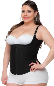 Women's Plus Size Lightweight Waist Trainer. 3 Hook Design With Zipper From Actishape