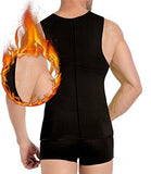 Men's Waist Training Sauna Vest With Zipper From Actishape