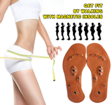 Acupressure Foot Insole - Magnetic Therapy - Stimulates Weight Loss