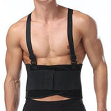 Back Brace with Suspenders - Lumbar Support