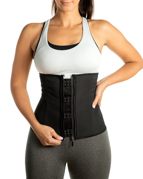 Women's Premium 'Clip and Zip' Waist Trainer. Triple Hook Design From Actishape