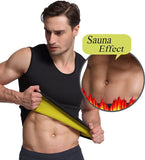 Men's Waist Training Sauna Vest With Zipper From Actishape